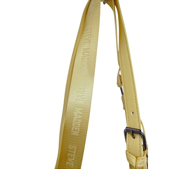 Steve Madden Butter Yellow Adjustable Crossbody Bag Preppy Minimalist Y2K Trendy - Picture 9 of 15